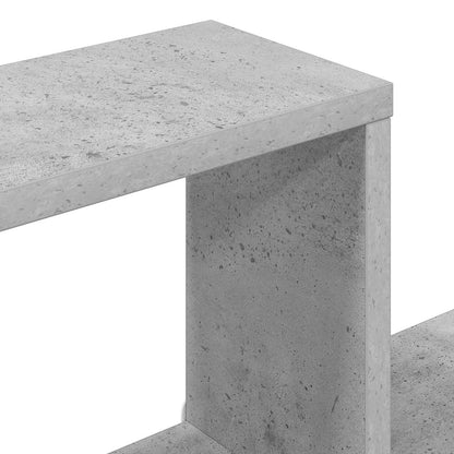 Wall Shelf Wall-Mounted Concrete Grey 91.5 x 15 x 76 cm