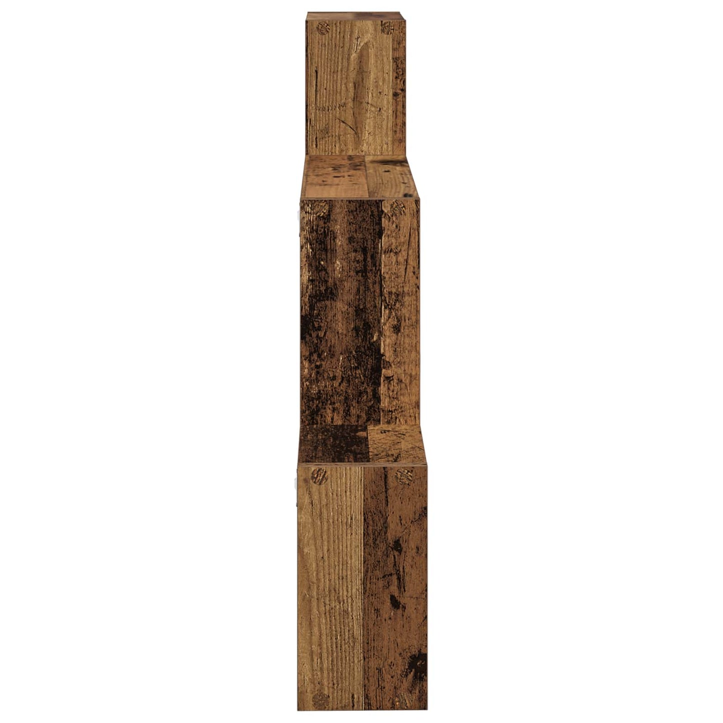 Wall Shelf Wall-Mounted Brown 91.5 x 15 x 76 cm Engineered Wood