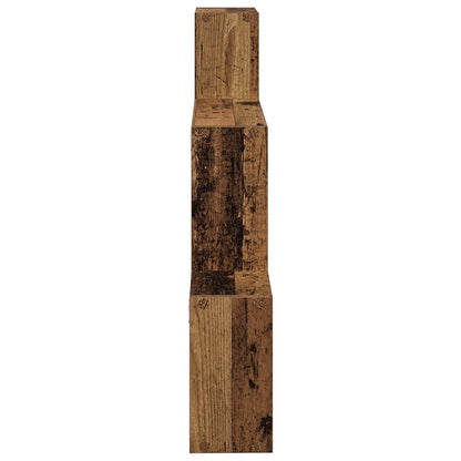 Wall Shelf Wall-Mounted Brown 91.5 x 15 x 76 cm Engineered Wood