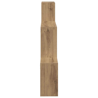 Wall Shelf Wall-Mounted Brown 91.5 x 15 x 76 cm Engineered Wood