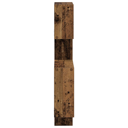 Wall Cube Shelves Wall-Mounted Brown 64 x 13.5 x 91.5 cm