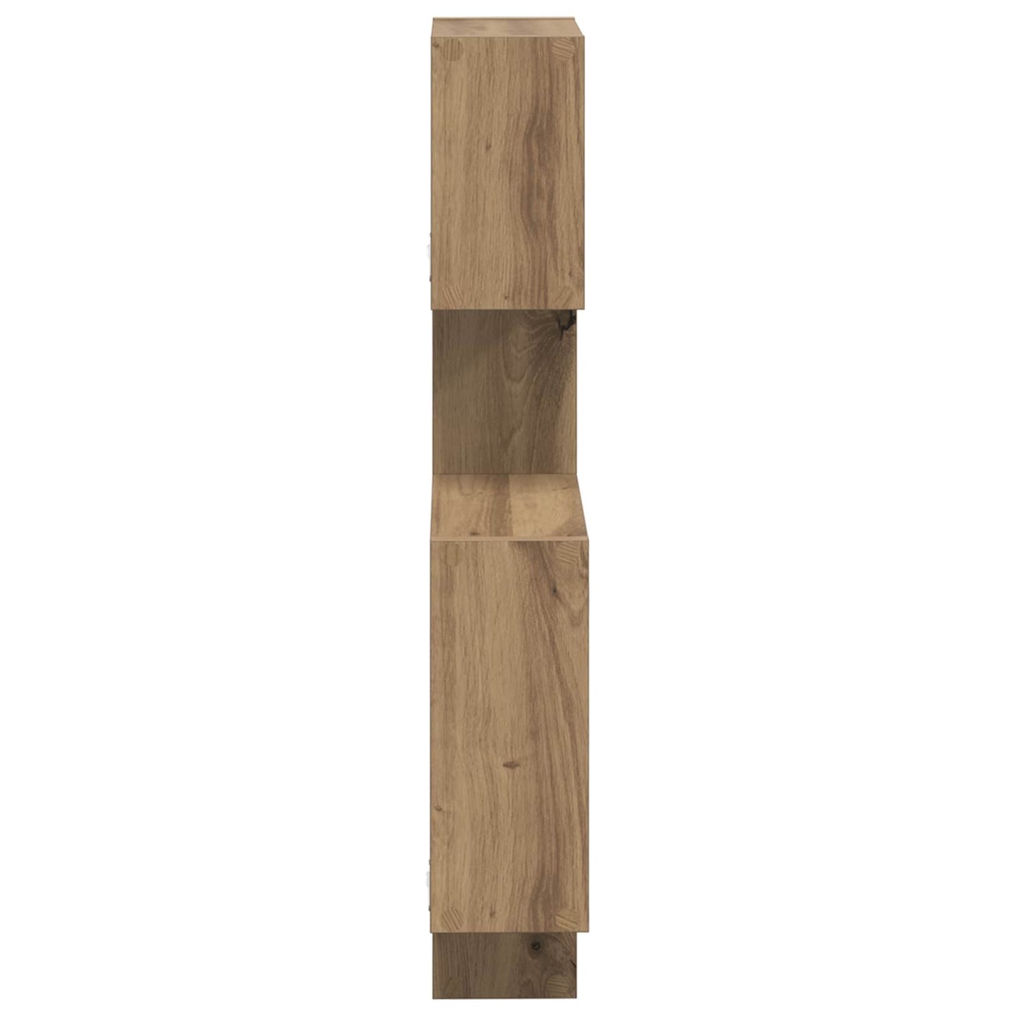 Wall Cube Shelves Wall-Mounted Brown 64 x 13.5 x 91.5 cm