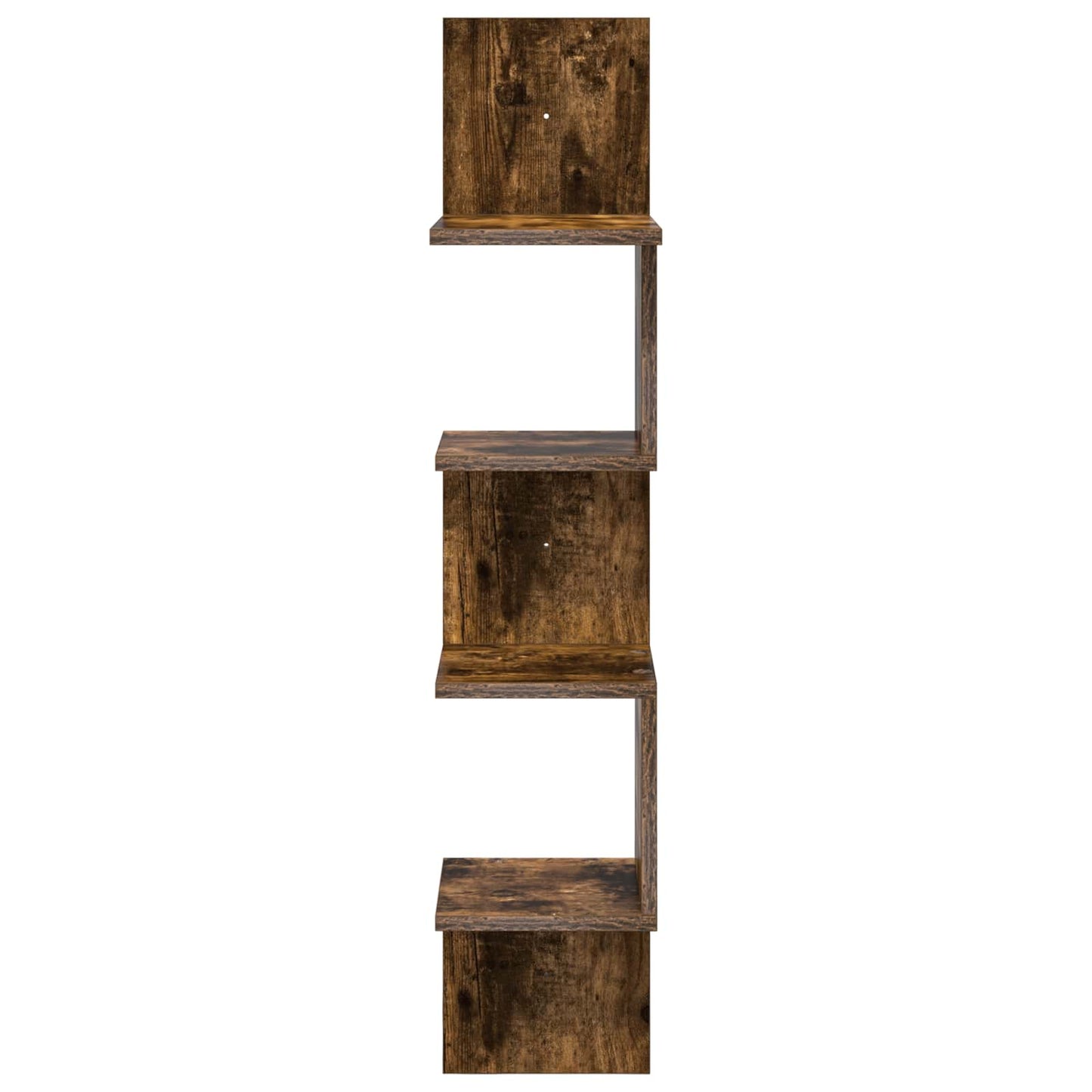 Wall Shelf Wall-Mounted Brown 32 x 21 x107 cm Engineered Wood