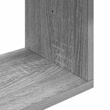 Wall Shelf Wall-Mounted Grey Sonoma 32 x 21 x107 cm