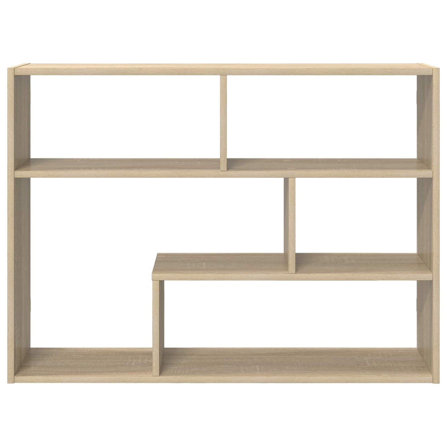 Wall Shelf Wall-Mounted Brown 95 x 20 x 69.5 cm Engineered Wood