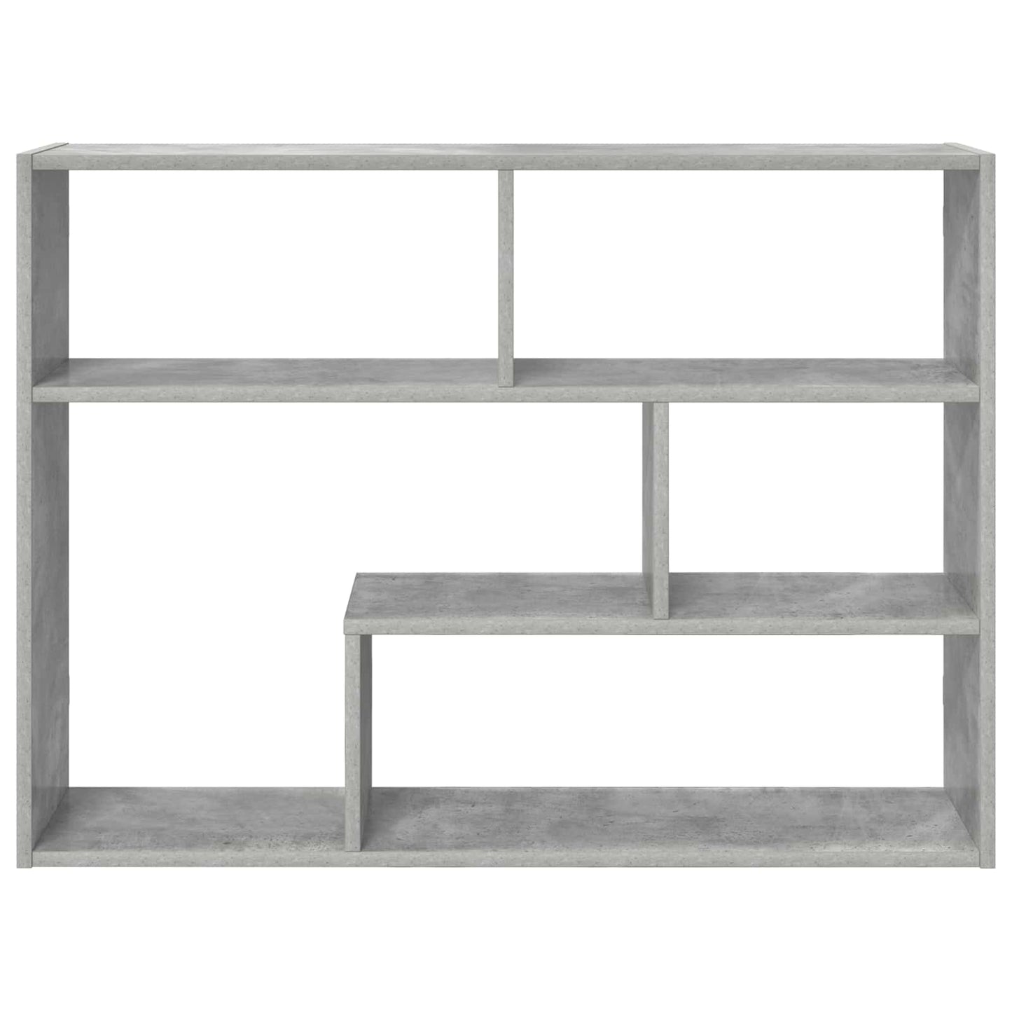Wall Shelf Wall-Mounted Grey 95 x 20 x 69.5 cm Engineered Wood