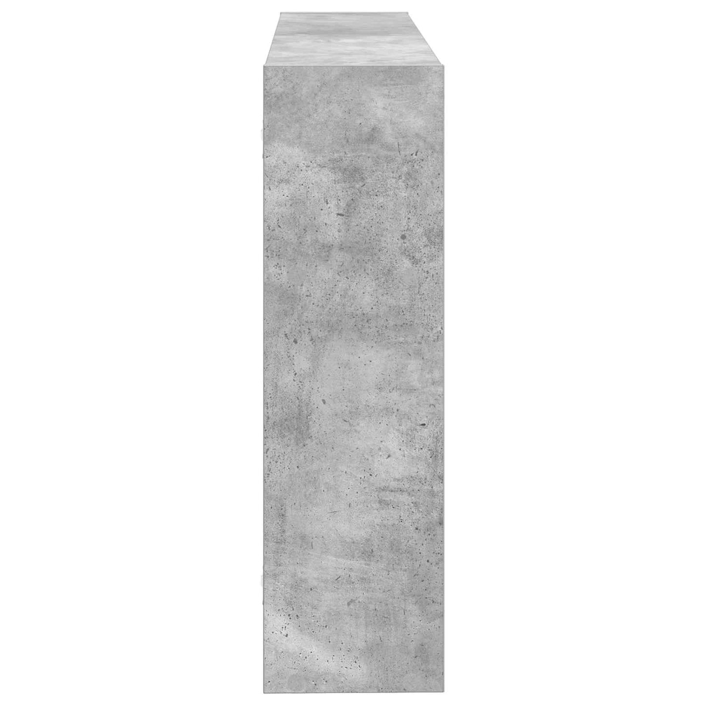 Wall Shelf Wall-Mounted Grey 95 x 20 x 69.5 cm Engineered Wood