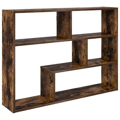 Wall Shelf Wall-Mounted Brown 95 x 20 x 69.5 cm Engineered Wood