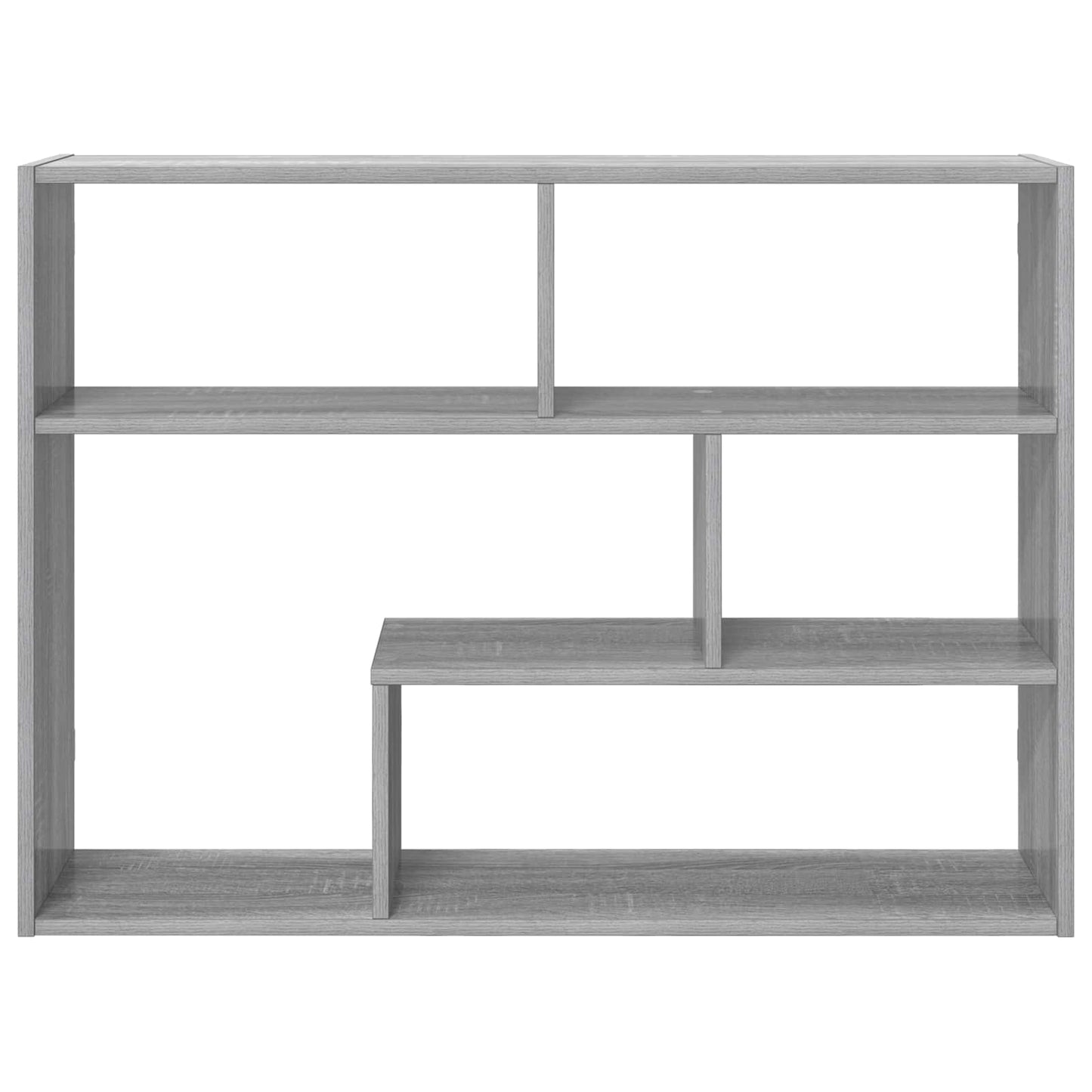 Wall Shelf Wall-Mounted Grey 95 x 20 x 69.5 cm Engineered Wood