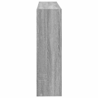 Wall Shelf Wall-Mounted Grey 95 x 20 x 69.5 cm Engineered Wood