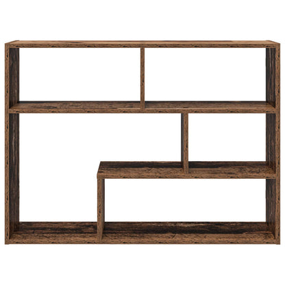 Wall Shelf Wall-Mounted Brown 95 x 20 x 69.5 cm Engineered Wood