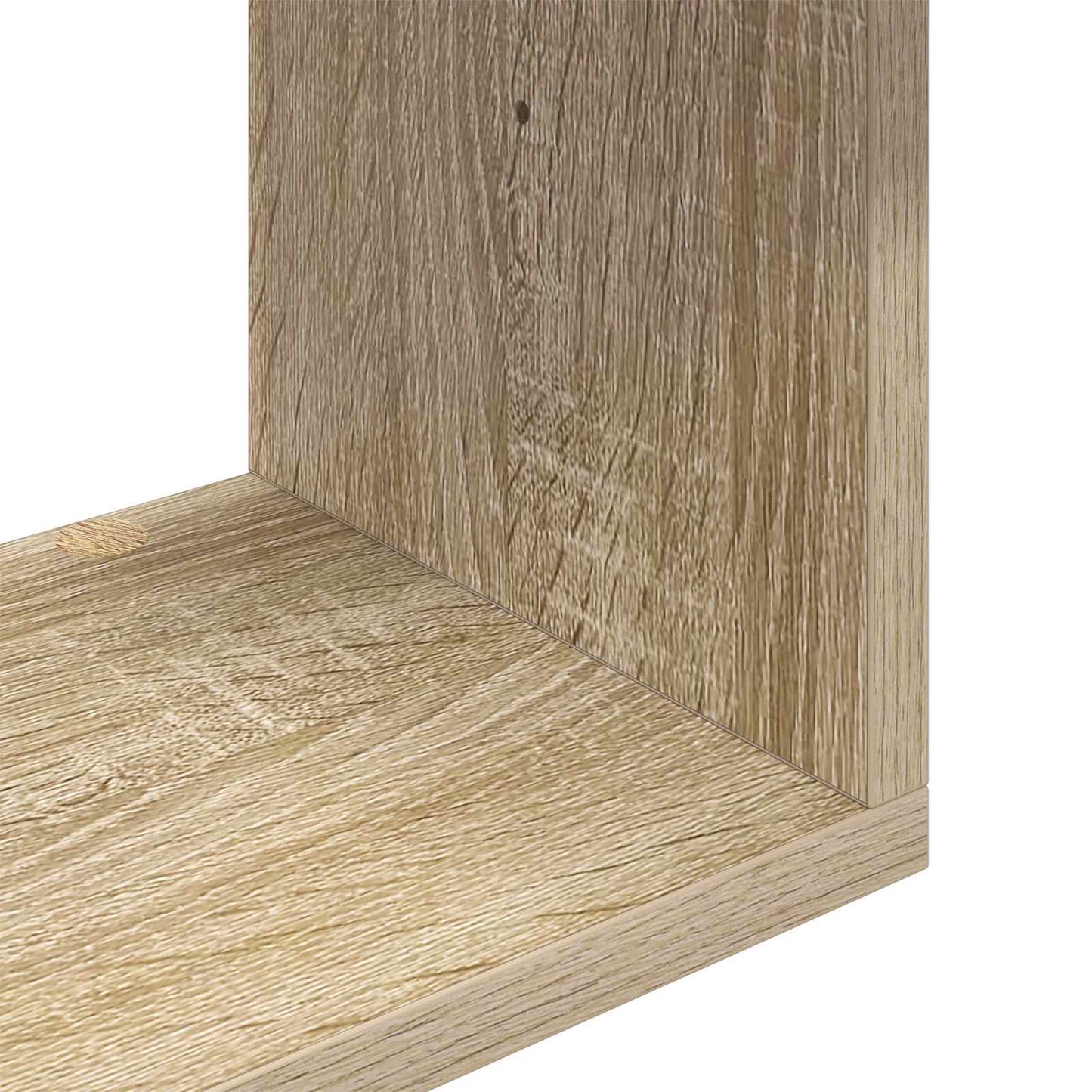 Wall Shelf Sonoma Oak 60 x 11 x 60 cm Engineered Wood