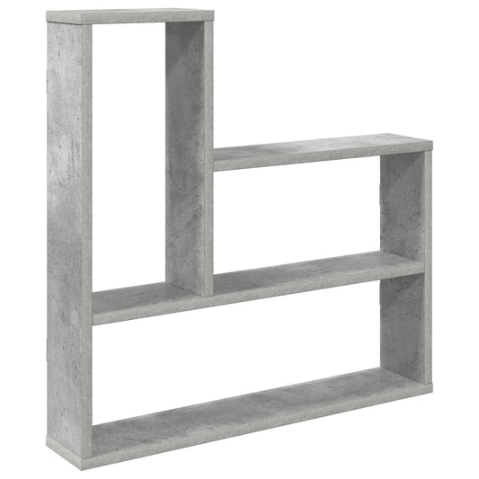 Wall Shelf Concrete Grey 60 x 11 x 60 cm Engineered Wood