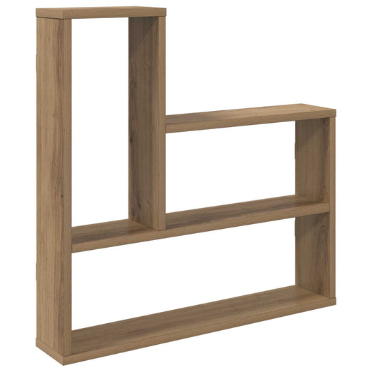 Wall Shelf Artisan Oak 60 x 11 x 60 cm Engineered Wood