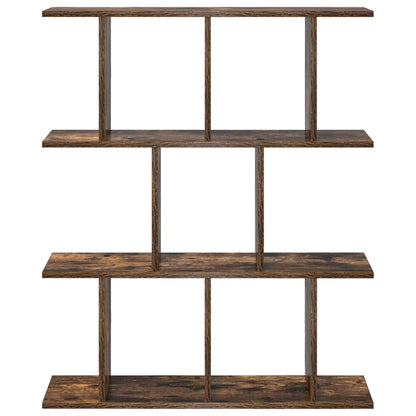 Wall Shelf Smoked Oak 80 x 20 x 96 cm Engineered Wood