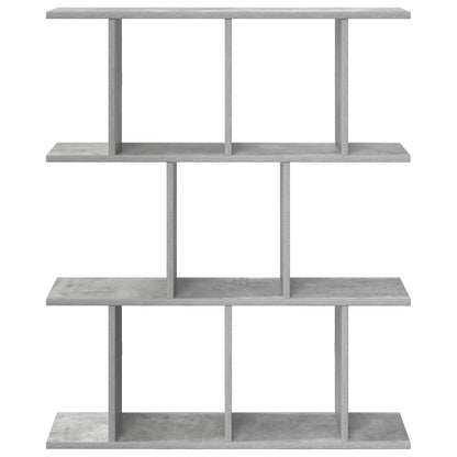 Wall Shelf Concrete Grey 102 x 20 x 96 cm Engineered Wood