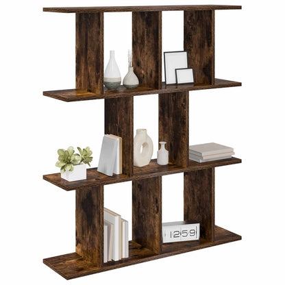Wall Shelf Smoked Oak 102 x 20 x 96 cm Engineered Wood