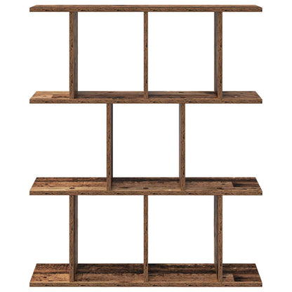 Wall Shelf Old Wood 102 x 20 x 96 cm Engineered Wood