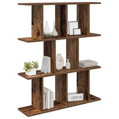 Wall Shelf Old Wood 102 x 20 x 96 cm Engineered Wood