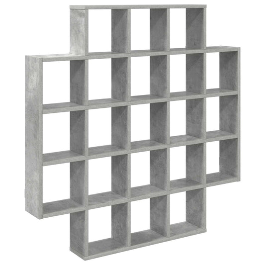 Wall Shelf Concrete Grey 100 x 13 x 100 cm Engineered Wood