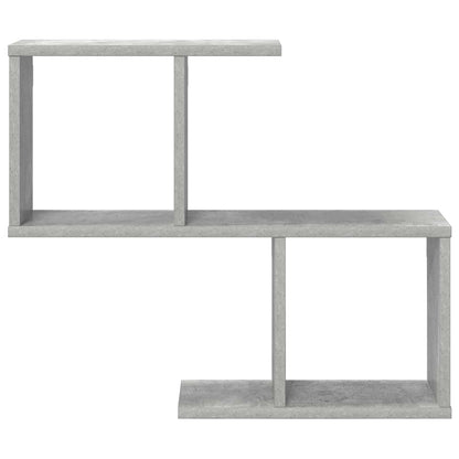 Wall Shelf Concrete Grey 60 x 12 x 50.5 cm Engineered Wood