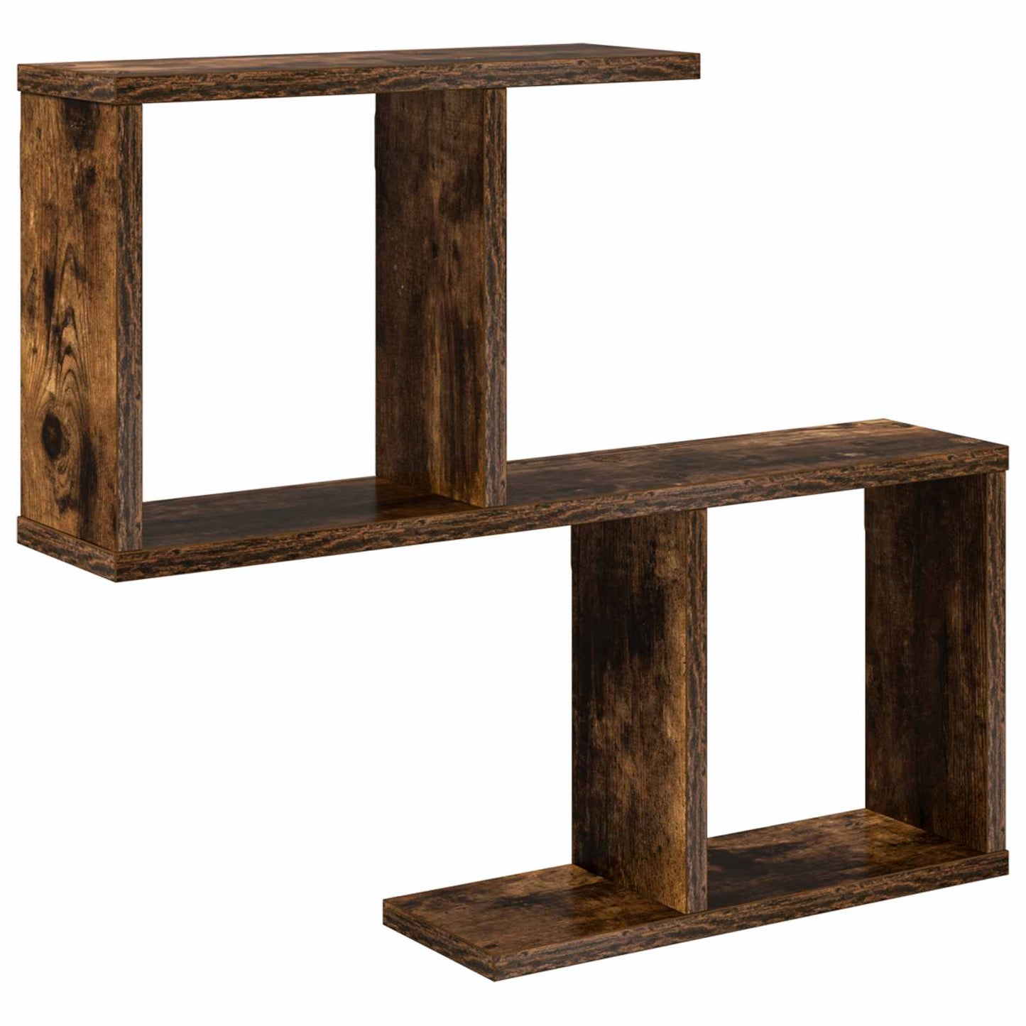 Wall Shelf Smoked Oak 60 x 12 x 50.5 cm Engineered Wood