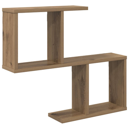 Wall Shelf Artisan Oak 60 x 12 x 50.5 cm Engineered Wood