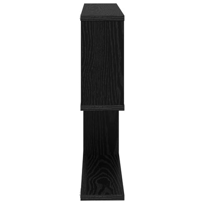 Wall Shelf Black Oak 100 x 12 x 50.5 cm Engineered Wood