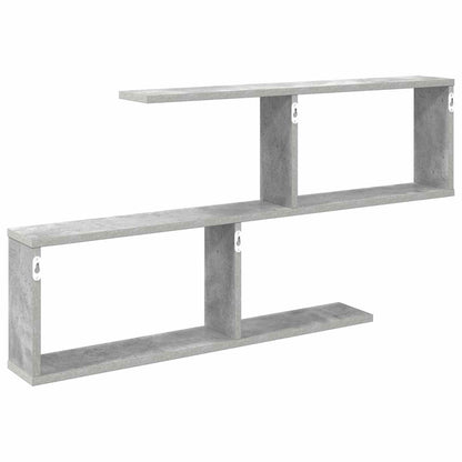 Wall Shelf Concrete Grey 100 x 12 x 50.5 cm Engineered Wood