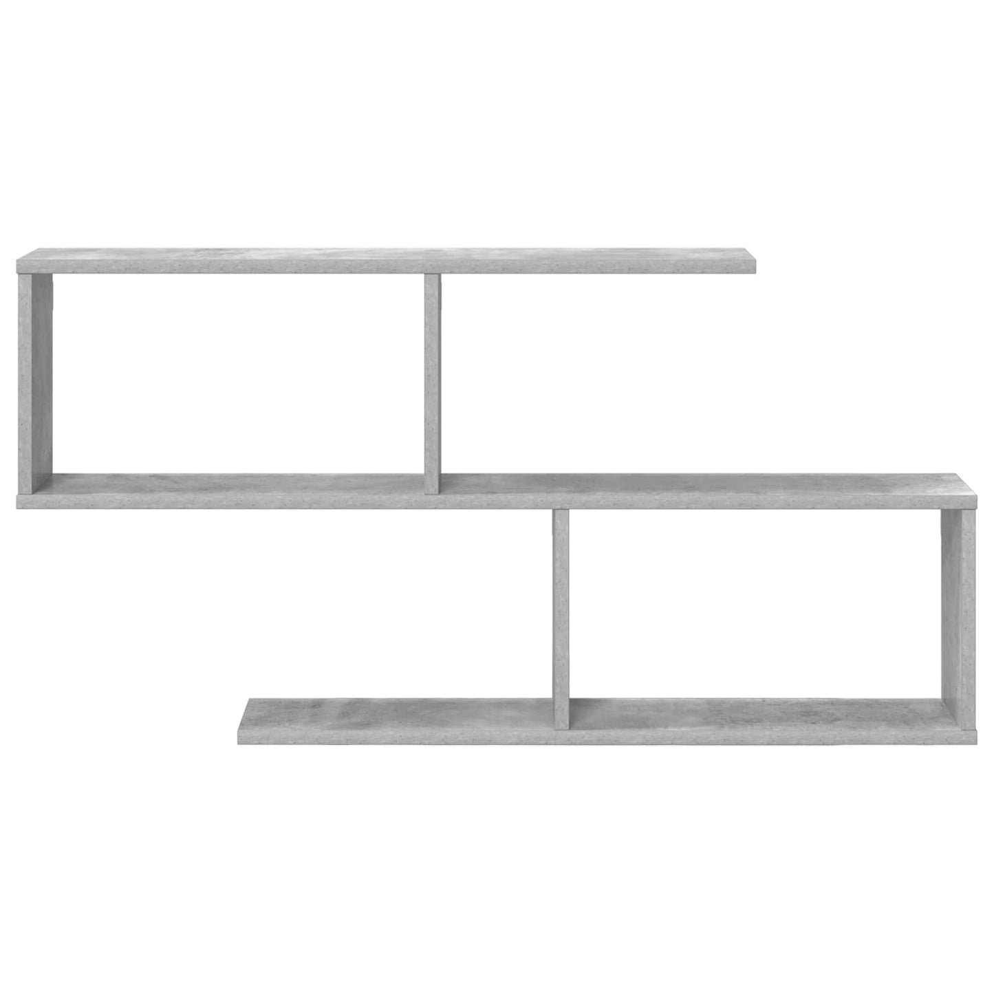 Wall Shelf Concrete Grey 100 x 12 x 50.5 cm Engineered Wood