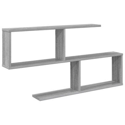 Wall Shelf Grey Sonoma 100 x 12 x 50.5 cm Engineered Wood
