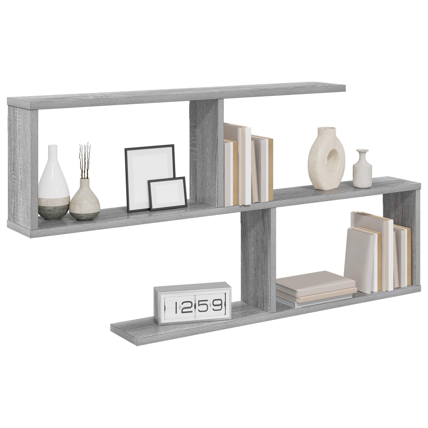 Wall Shelf Grey Sonoma 100 x 12 x 50.5 cm Engineered Wood