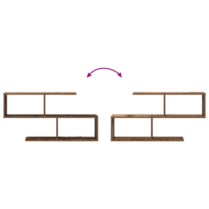 Wall Shelf Old Wood 100 x 12 x 50.5 cm Engineered Wood