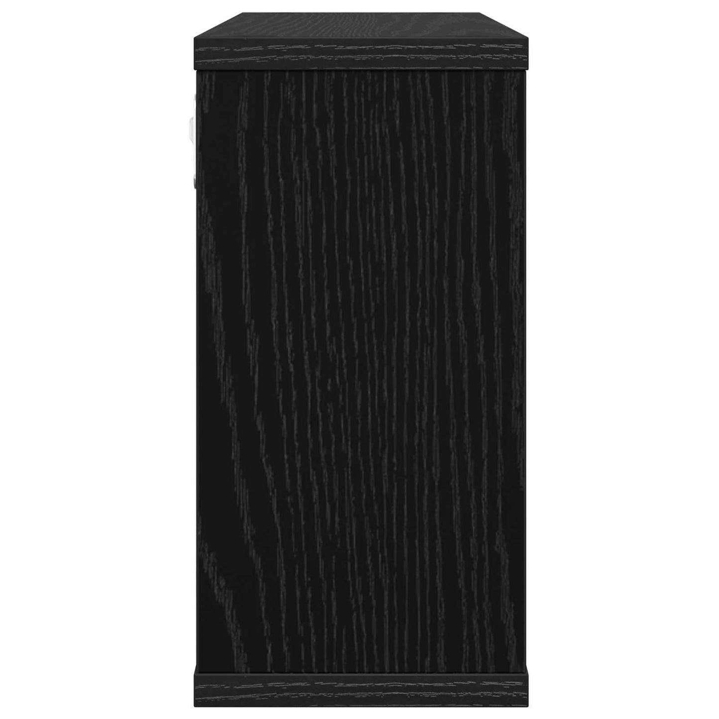 Floating Shelves 2 pcs Black Oak 80 x 15 x 30 cm