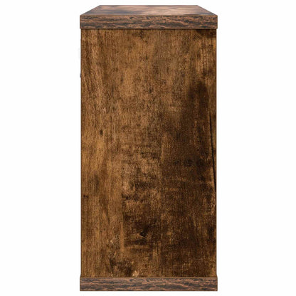 Floating Shelves Smoked Oak 80 x 15 x 30 cm Engineered Wood