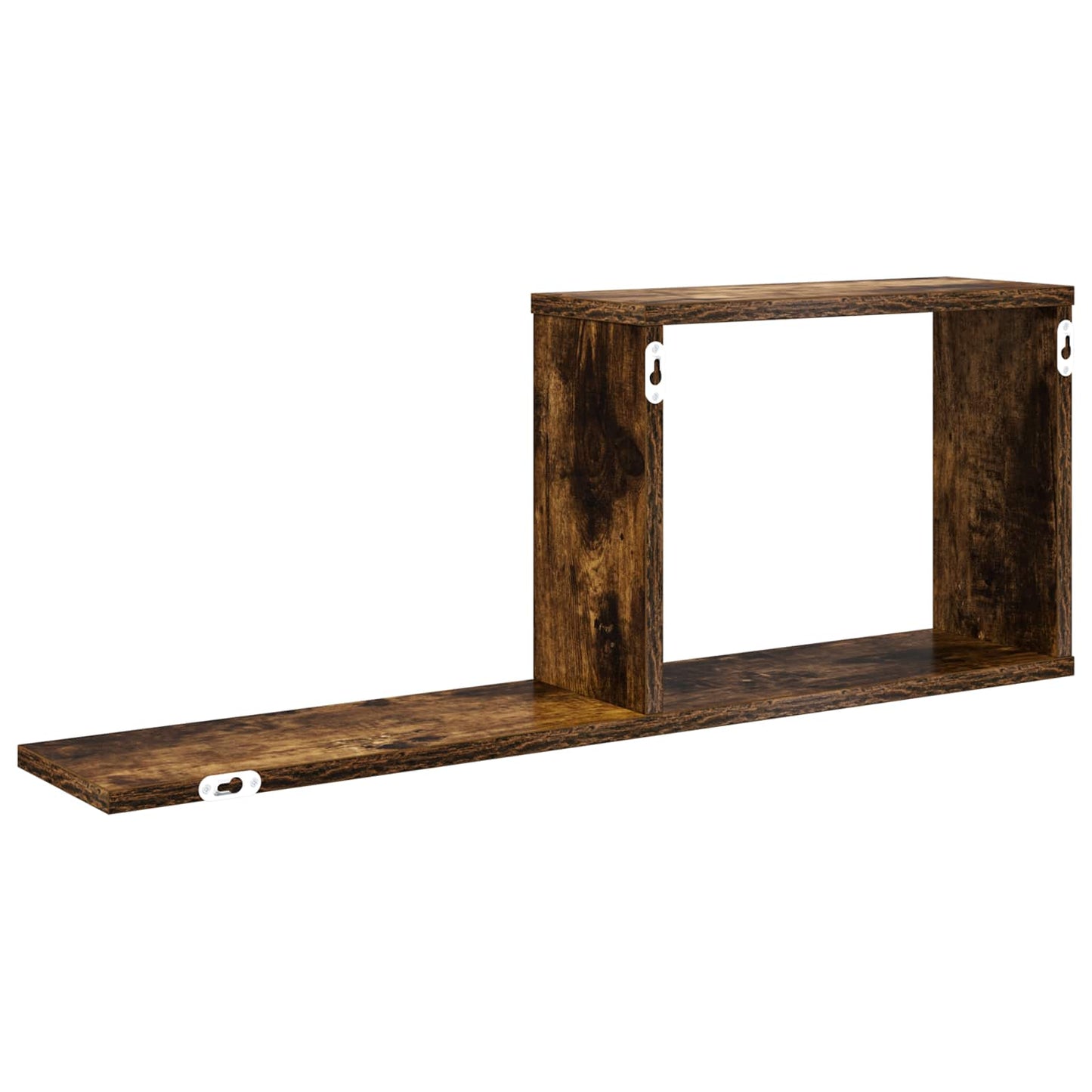 Floating Shelves 2 pcs Smoked Oak 80 x 15 x 30 cm