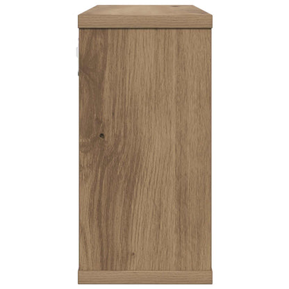 Floating Shelves Artisan Oak 80 x 15 x 30 cm Engineered Wood