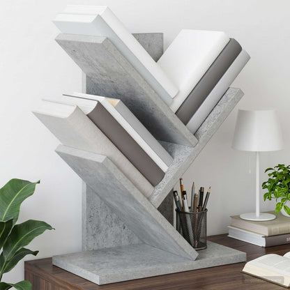 Tree Bookshelf 3-Tier 30 x 18 x 40 cm Engineered Wood