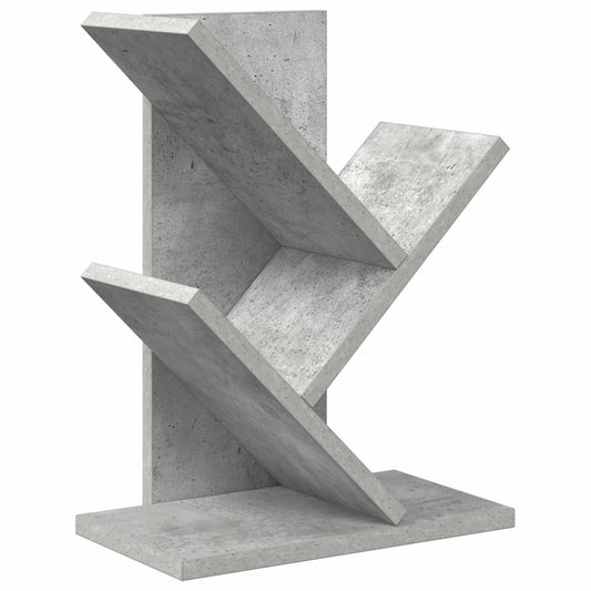 Tree Bookshelf 3-Tier 30 x 18 x 40 cm Engineered Wood