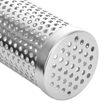 Smoker Tube 2 pcs Ø 5 x 30 cm Stainless Steel 304 Silver