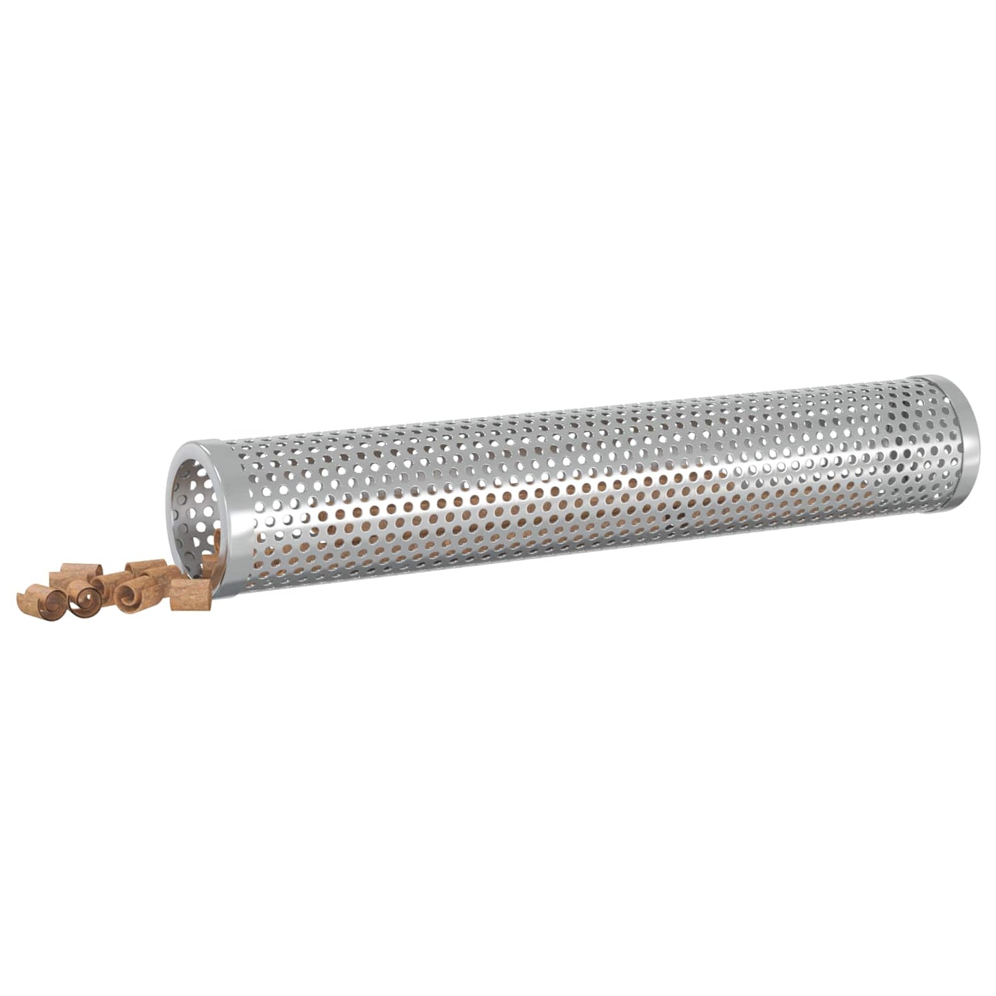 Smoker Tube 2 pcs Ø 5 x 30 cm Stainless Steel 304 Silver