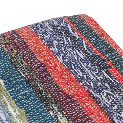 Bench 40 x 30 x 45 cm Real Leather Multicolour