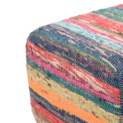 Bench 110 x 30 x 45 cm Real Leather Multicolour