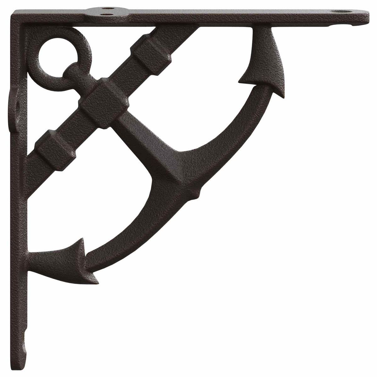 Wall Shelf Brackets 12 pcs Antique Brown 10 x 10 x 3 cm Steel