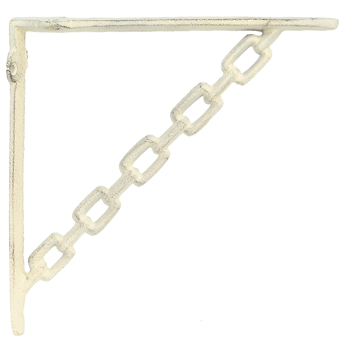 Wall Shelf Brackets 12 pcs Antique White 14.5 x 14.5 x 3 cm