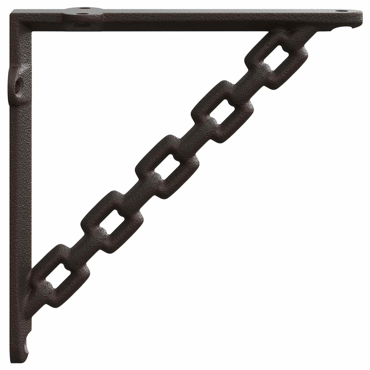 Wall Shelf Brackets 12 pcs Antique Brown 14.5 x 14.5 x 3 cm