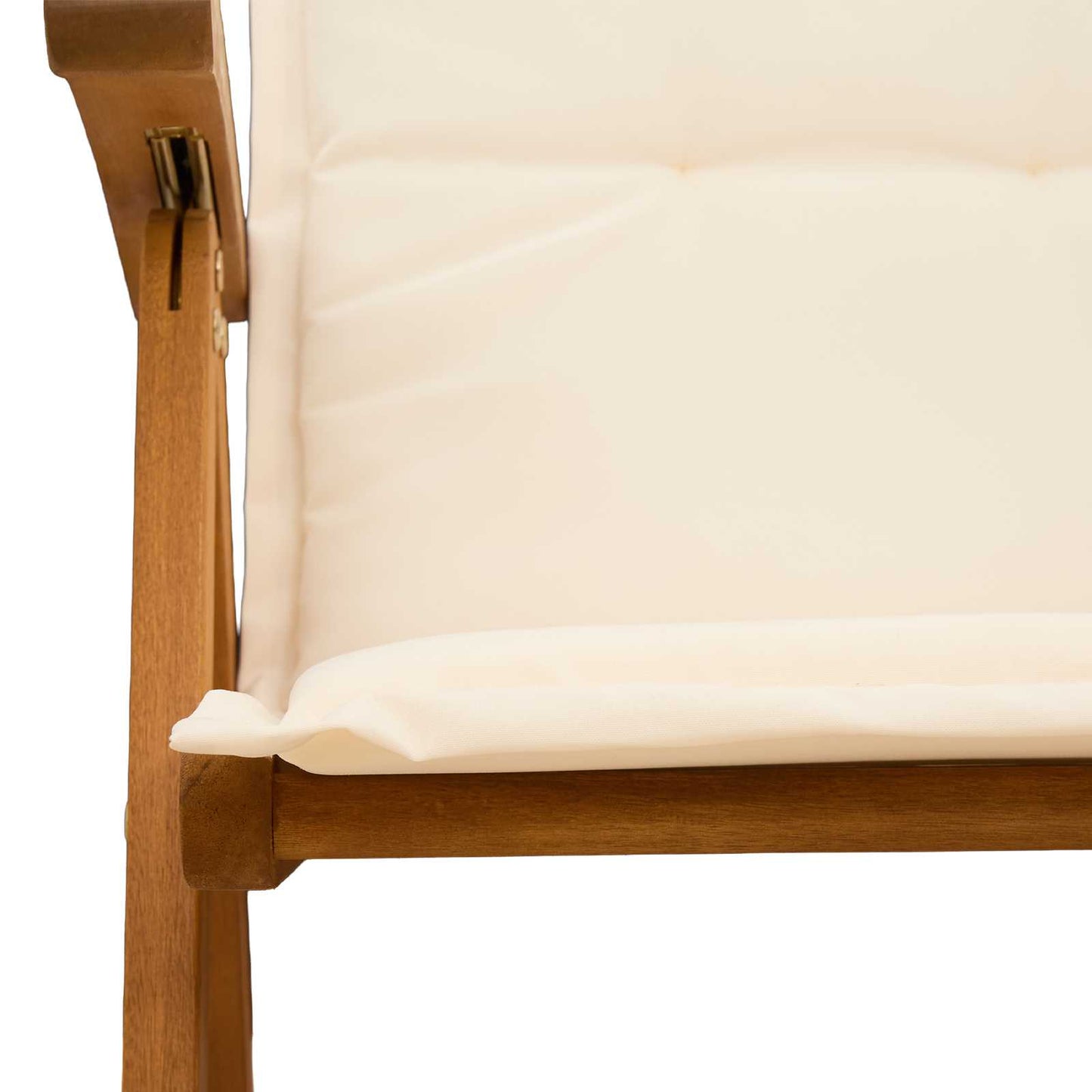 Reclining Garden Chairs 3 pcs Natural Solid Acacia Wood