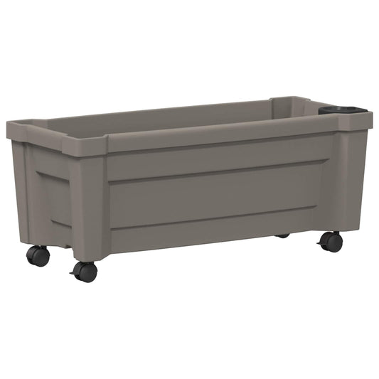 Calypso Planter with Wheels PP Grey