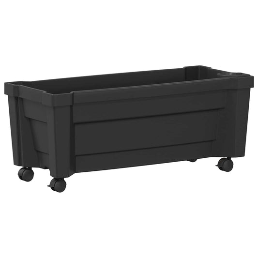 Calypso Planter with Wheels PP Anthracite