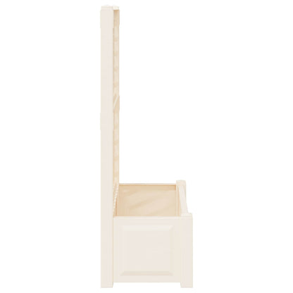 Big Planter with Trellis 2 pcs White 143 x 143 x 133.5 cm PP
